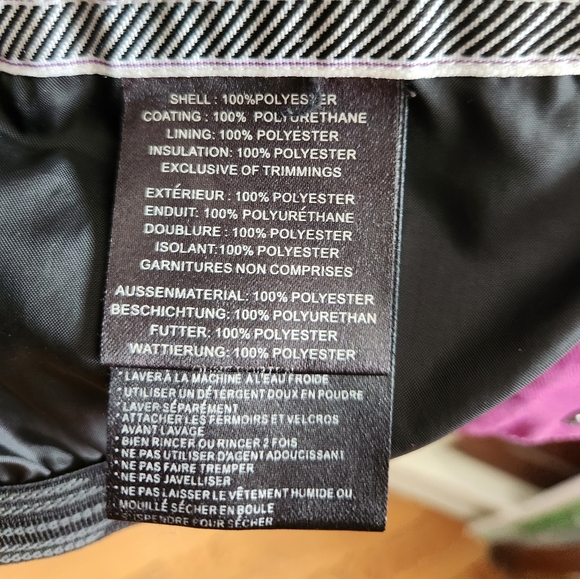 Orage ski/snowboard jacket, deep purple - Picture 6 of 10